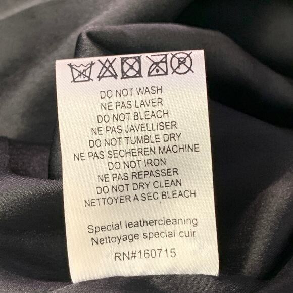 RETROFETE Size S Black Silver Leather Strapless Crystal Studded Mini Dress - Picture 8 of 8